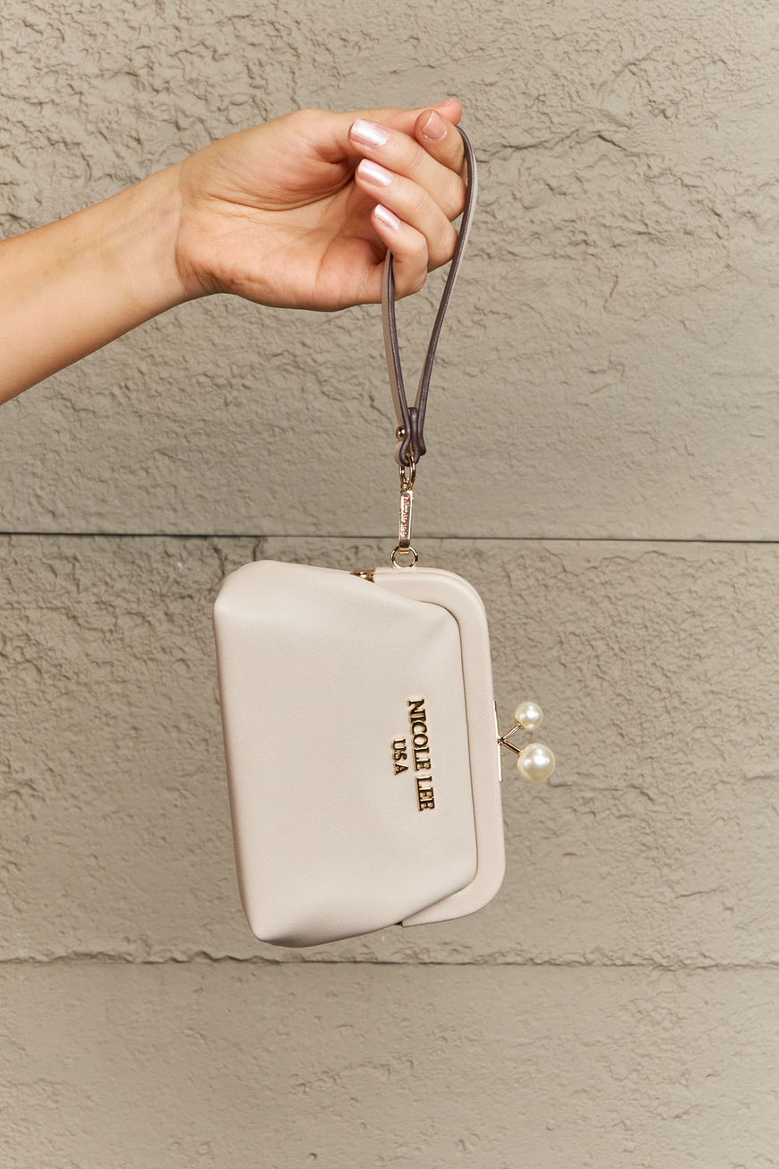 Nicole Lee USA Elise Pearl Coin Purse - TopFashionHQ