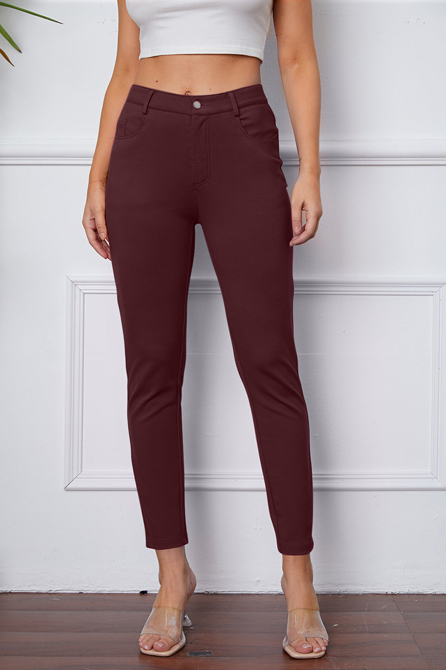 StretchyStitch Pants by Basic Bae - TopFashionHQ