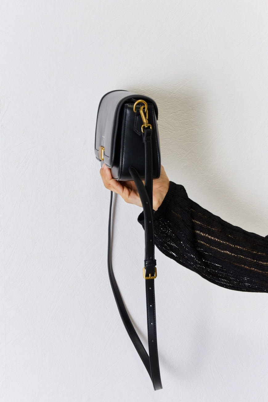 David Jones PU Leather Crossbody Bag - TopFashionHQ