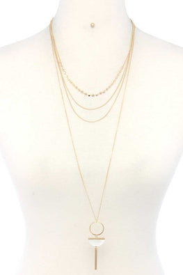 Metal Layered Necklace