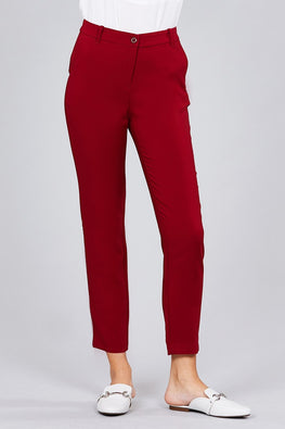 Seam Side Pocket Classic Long Pants