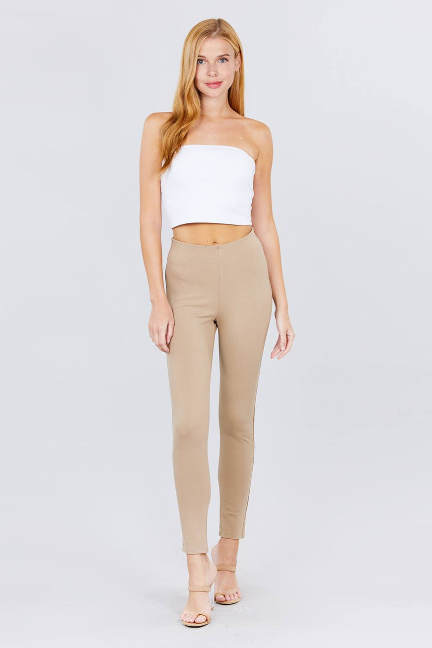 Waist Elastic Band Ponte Pants