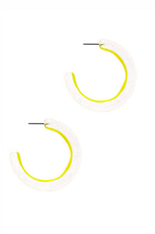 Chic Transparent Hoop Earring