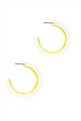 Chic Transparent Hoop Earring