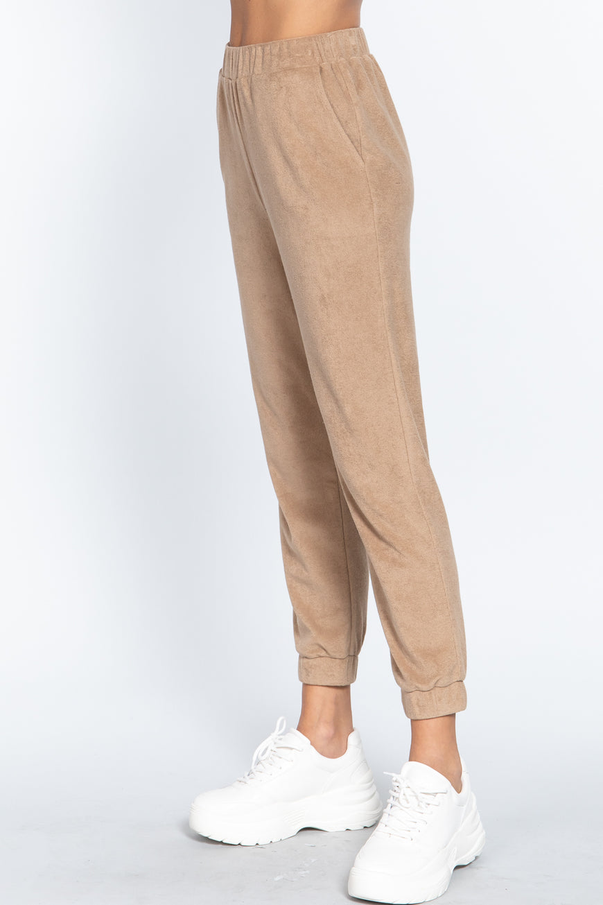 Terry Towelling Long Jogger Pants