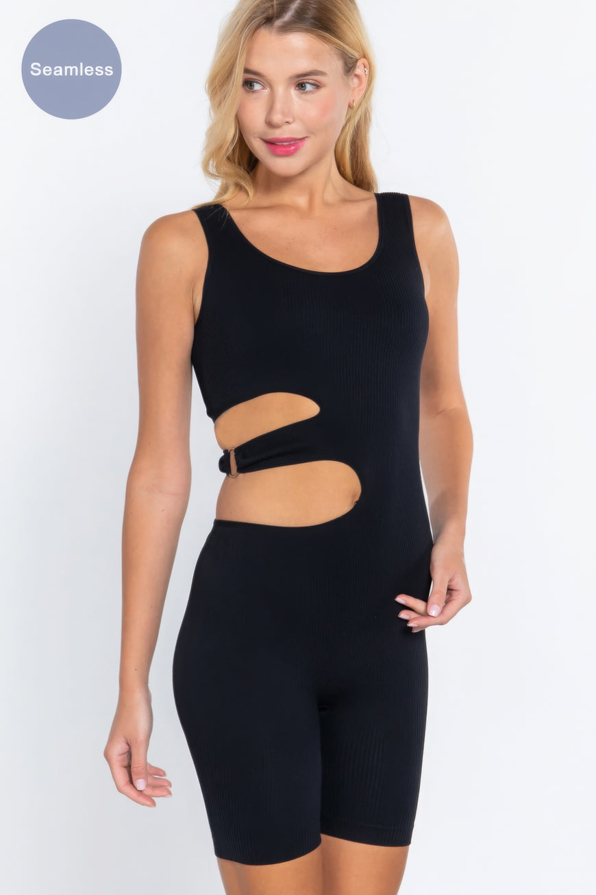 Suave Cut-out Seamless Romper