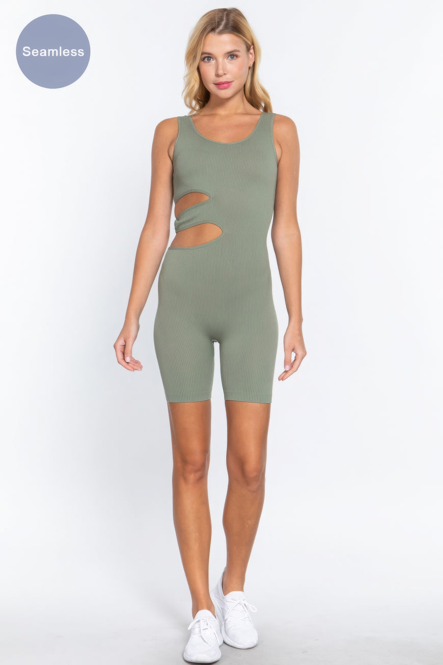 Suave Cut-out Seamless Romper