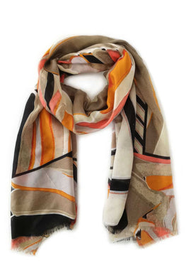 Abstract Print Scarf