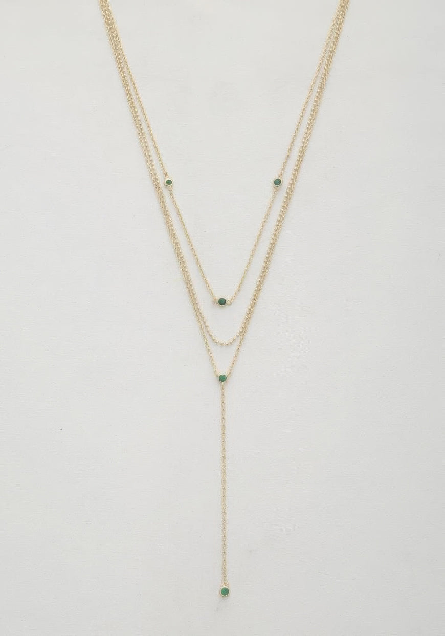 Dainty Metal Y Shape Necklace