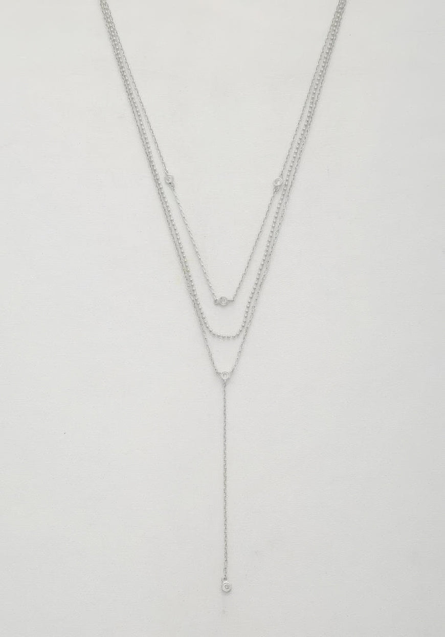 Dainty Metal Y Shape Necklace