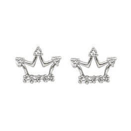 Crown Crystal Stud Earring