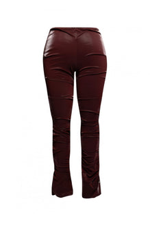 Velvet Pu Ruched Pants