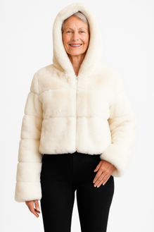Faux Fur Hooded Jacket