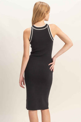 Ribbed Sleeveless Dress