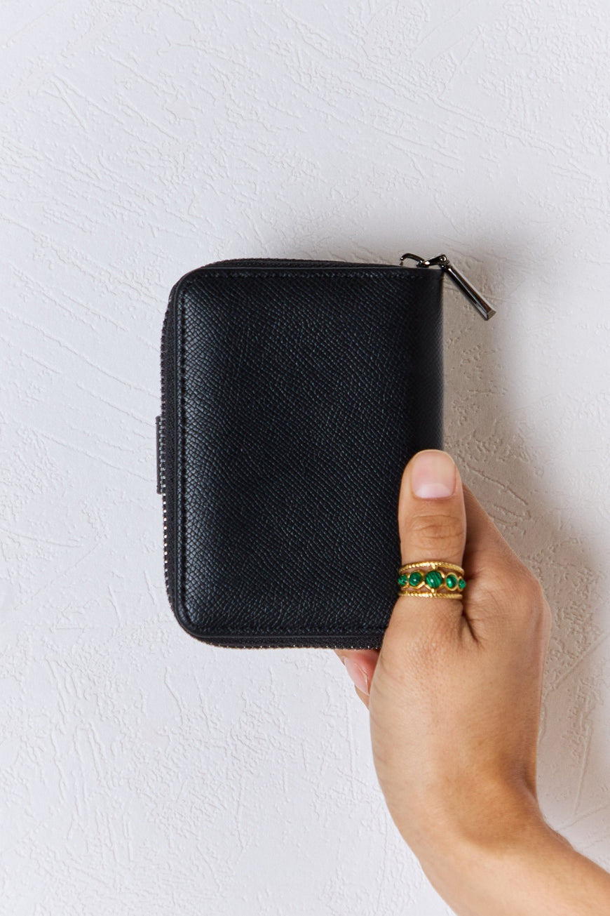 David Jones PU Leather Mini Wallet - TopFashionHQ