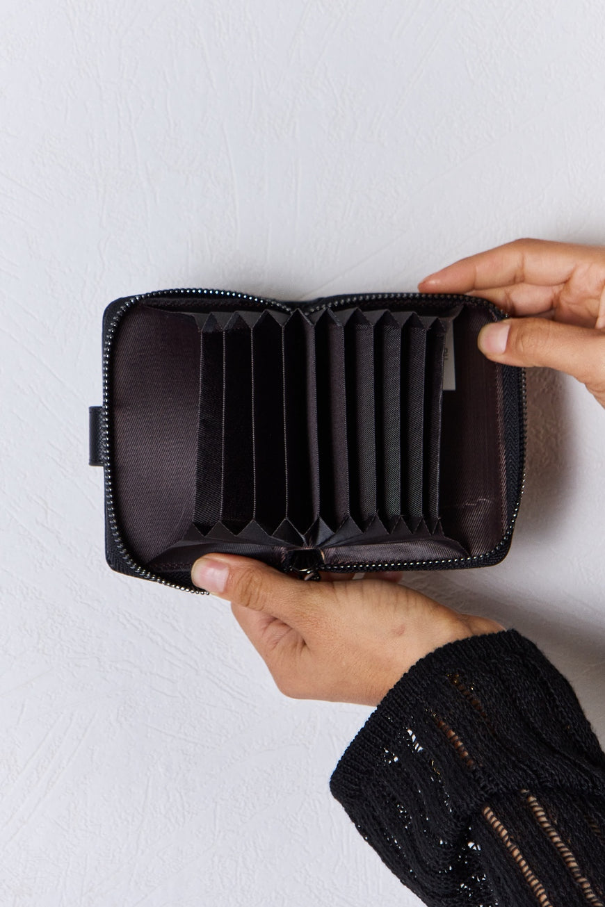 David Jones PU Leather Mini Wallet - TopFashionHQ