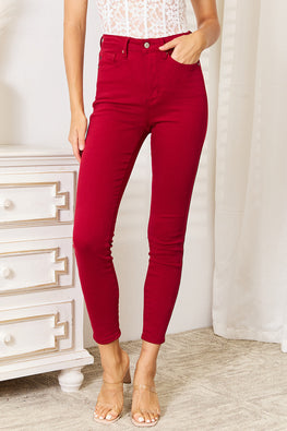 Judy Blue Full Size High Waist Tummy Control Skinny Jeans - TopFashionHQ