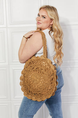 Justin Taylor Brunch Time Straw Rattan Handbag - TopFashionHQ