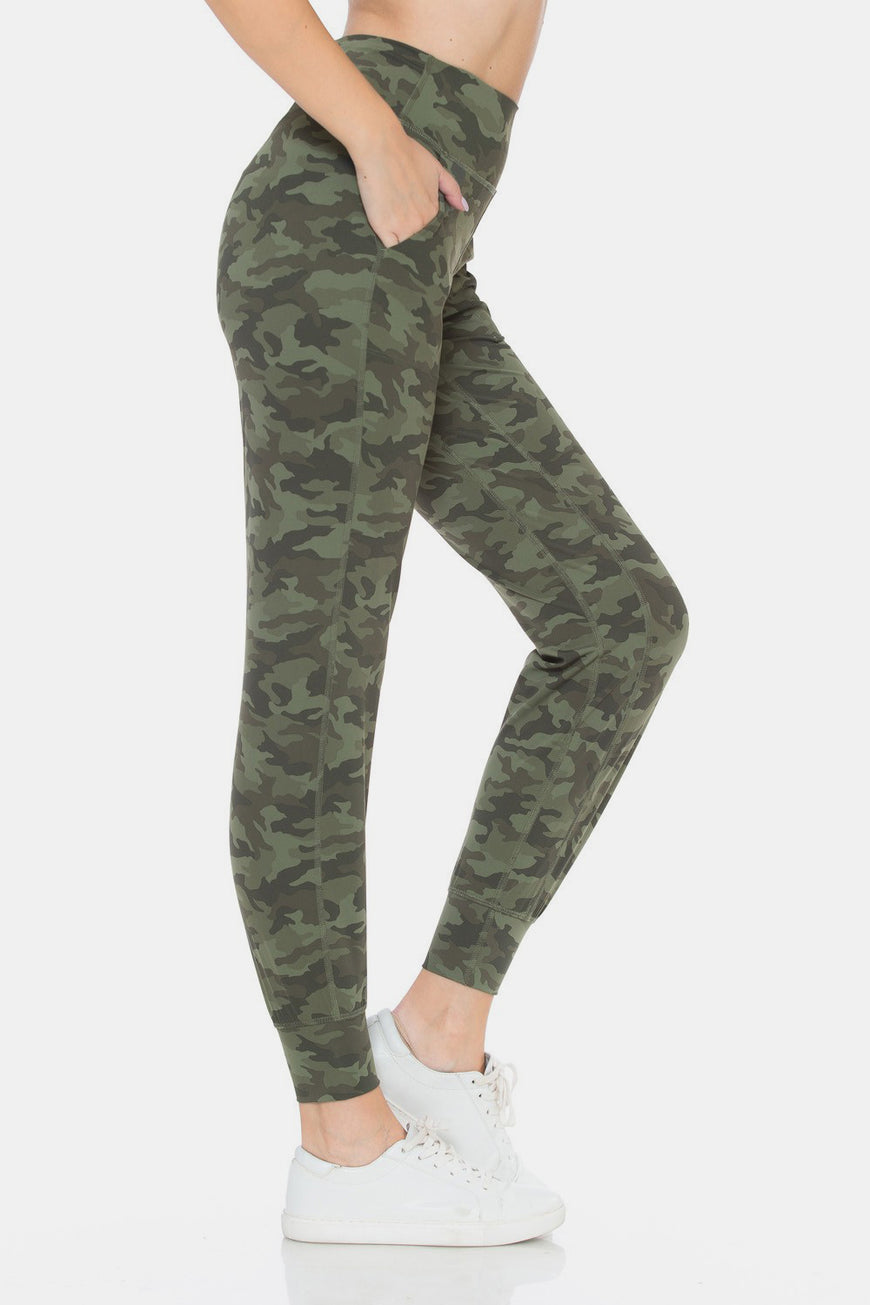 Leggings Depot Camouflage High Waist Leggings - TopFashionHQ