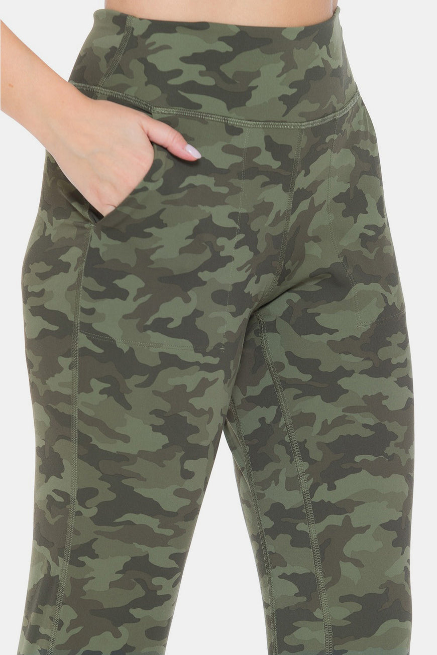 Leggings Depot Camouflage High Waist Leggings - TopFashionHQ