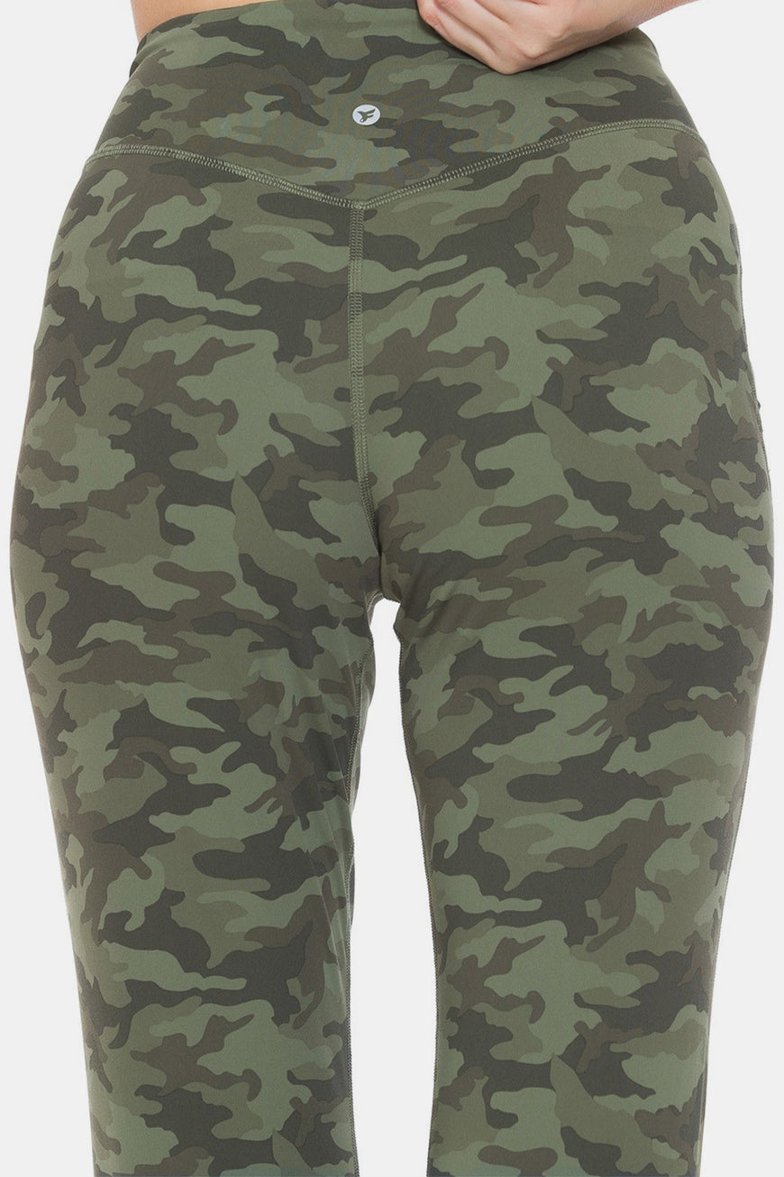 Leggings Depot Camouflage High Waist Leggings - TopFashionHQ