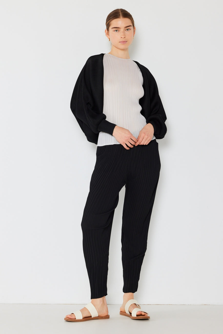 Marina West Swim Pleated Relaxed-Fit Slight Drop Crotch Jogger - TopFashionHQ