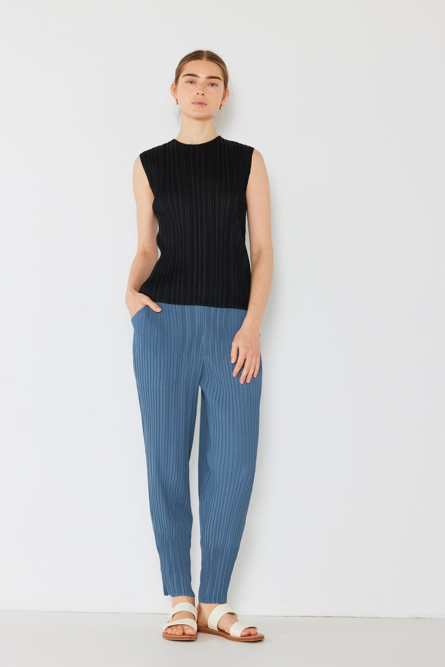 Marina West Swim Pleated Relaxed-Fit Slight Drop Crotch Jogger - TopFashionHQ