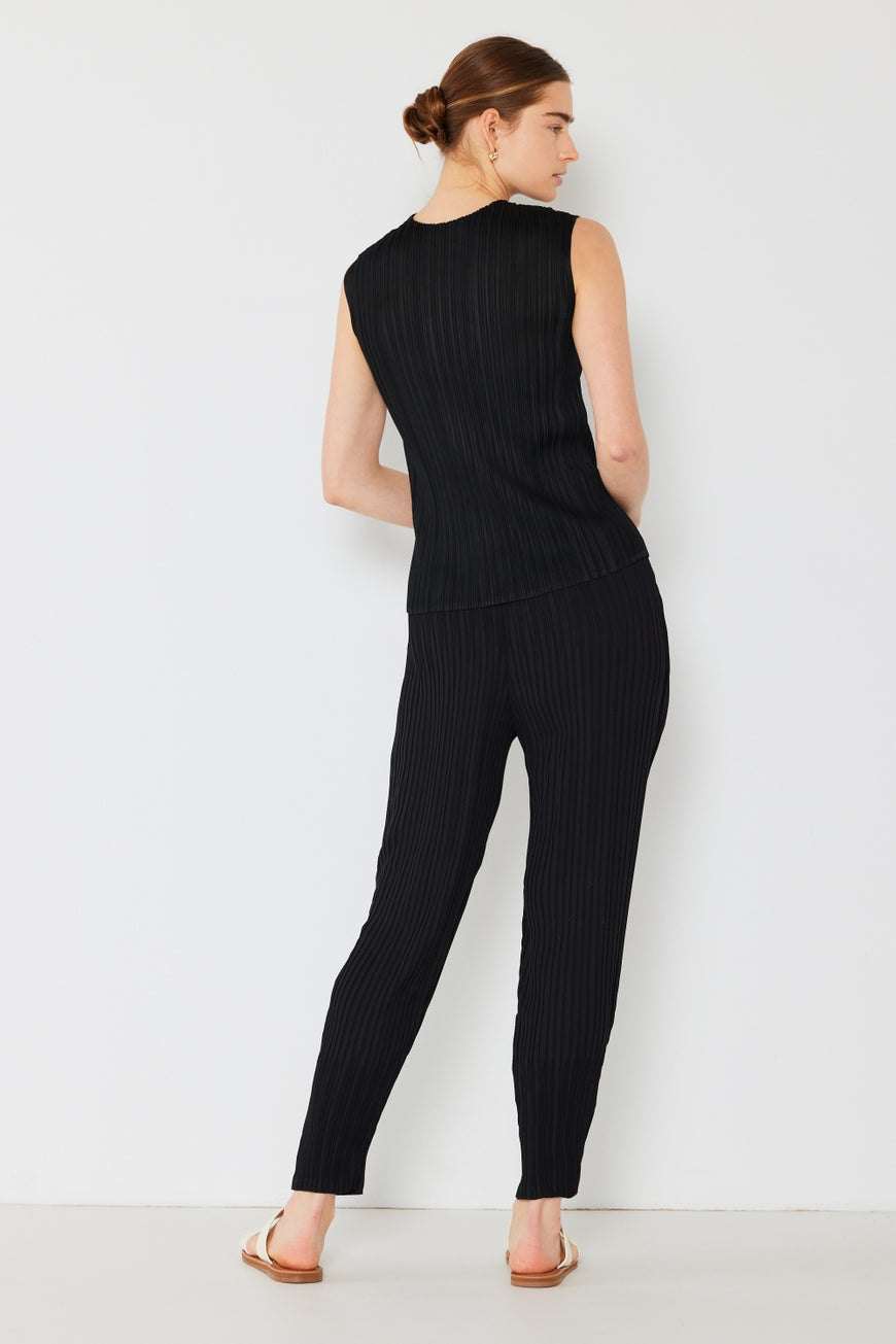 Marina West Swim Pleated Relaxed-Fit Slight Drop Crotch Jogger - TopFashionHQ