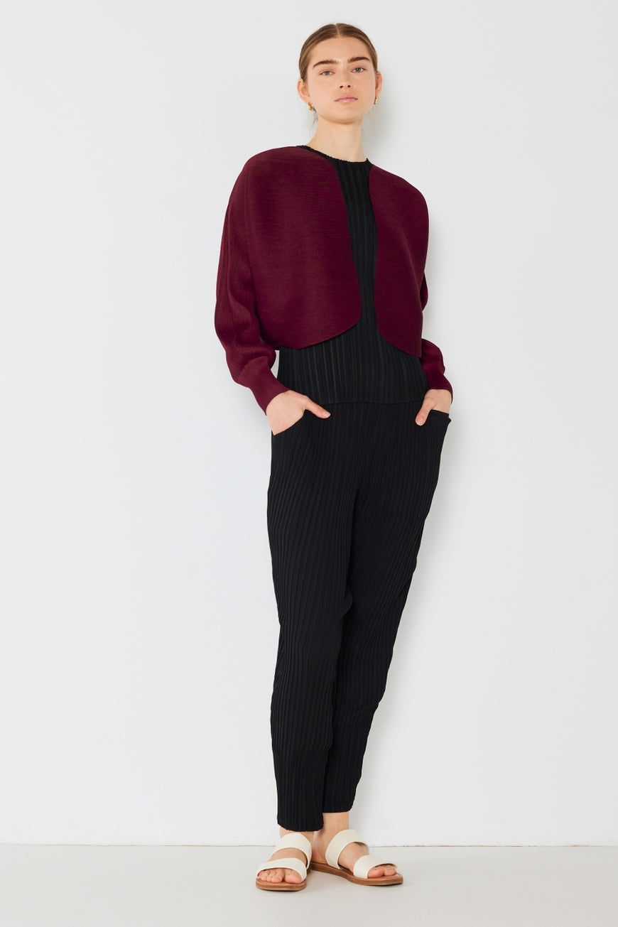 Marina West Swim Pleated Relaxed-Fit Slight Drop Crotch Jogger - TopFashionHQ