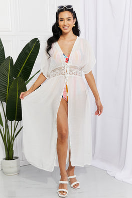 Marina West Swim Sun Goddess Tied Maxi Cover-Up - TopFashionHQ