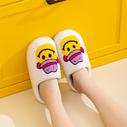 Melody Smiley Face Slippers - TopFashionHQ