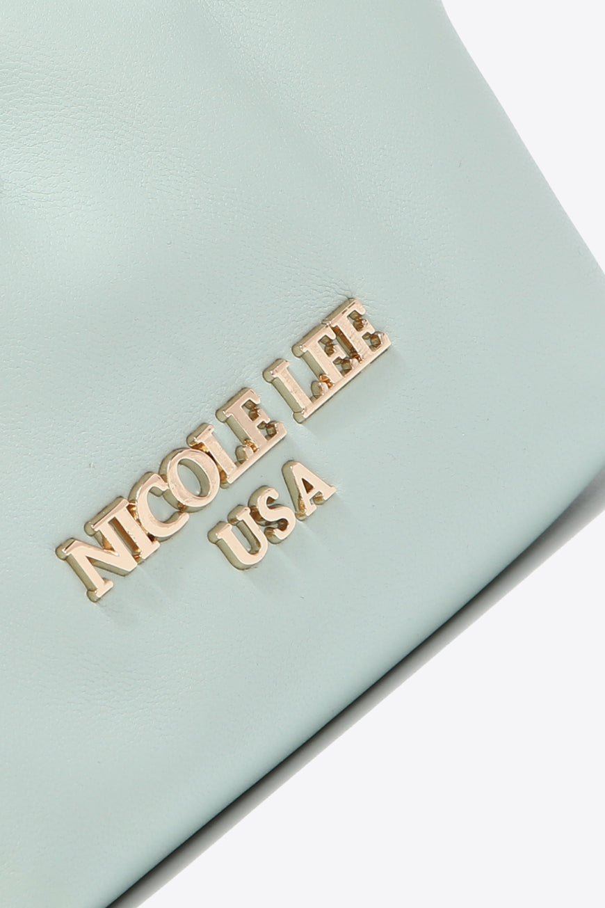 Nicole Lee USA Faux Leather Pouch - TopFashionHQ