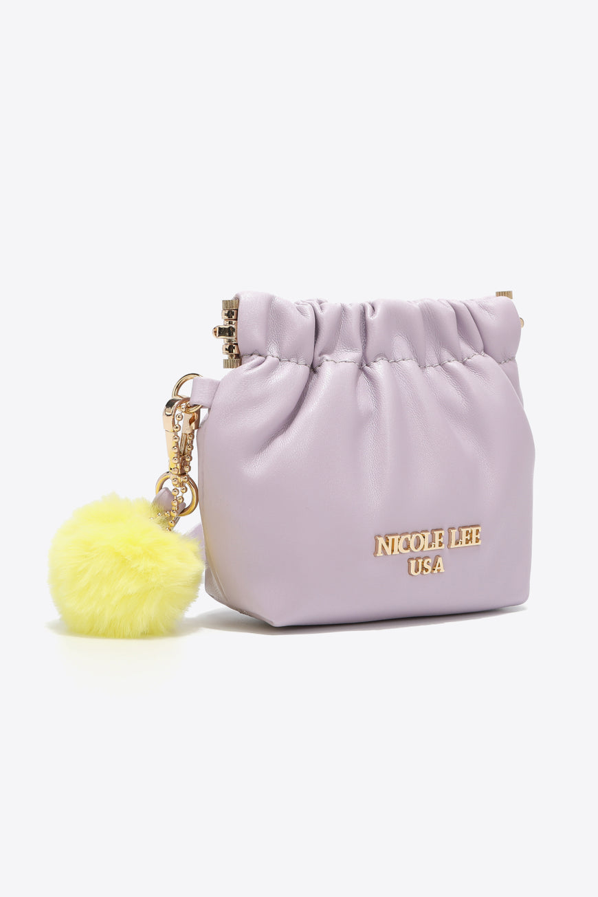 Nicole Lee USA Faux Leather Pouch - TopFashionHQ