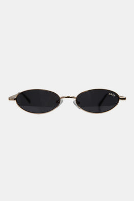 Nicole Lee USA Metal Frame Finley Oval Sunglasses - TopFashionHQ