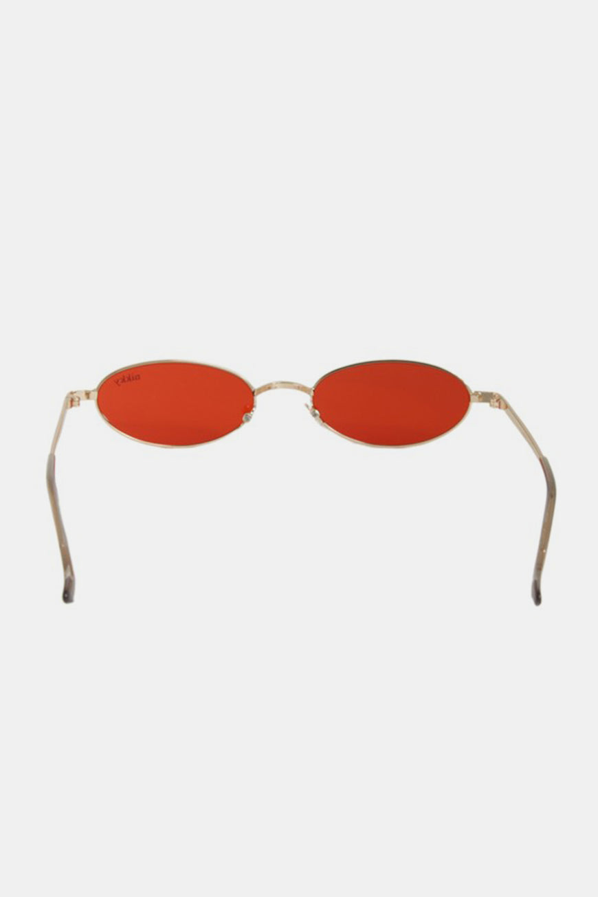 Nicole Lee USA Metal Frame Finley Oval Sunglasses - TopFashionHQ