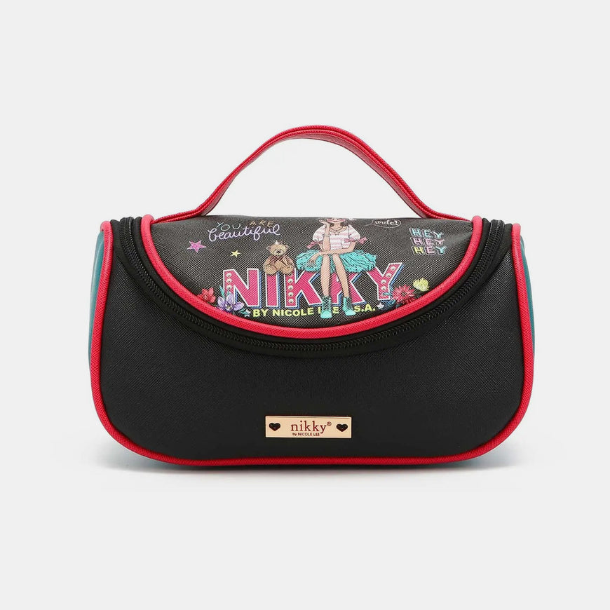 Nicole Lee USA Nikky Contrast Makeup Bag - TopFashionHQ