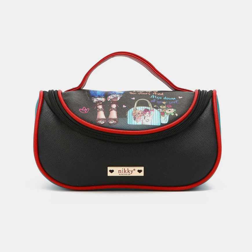 Nicole Lee USA Nikky Contrast Makeup Bag - TopFashionHQ