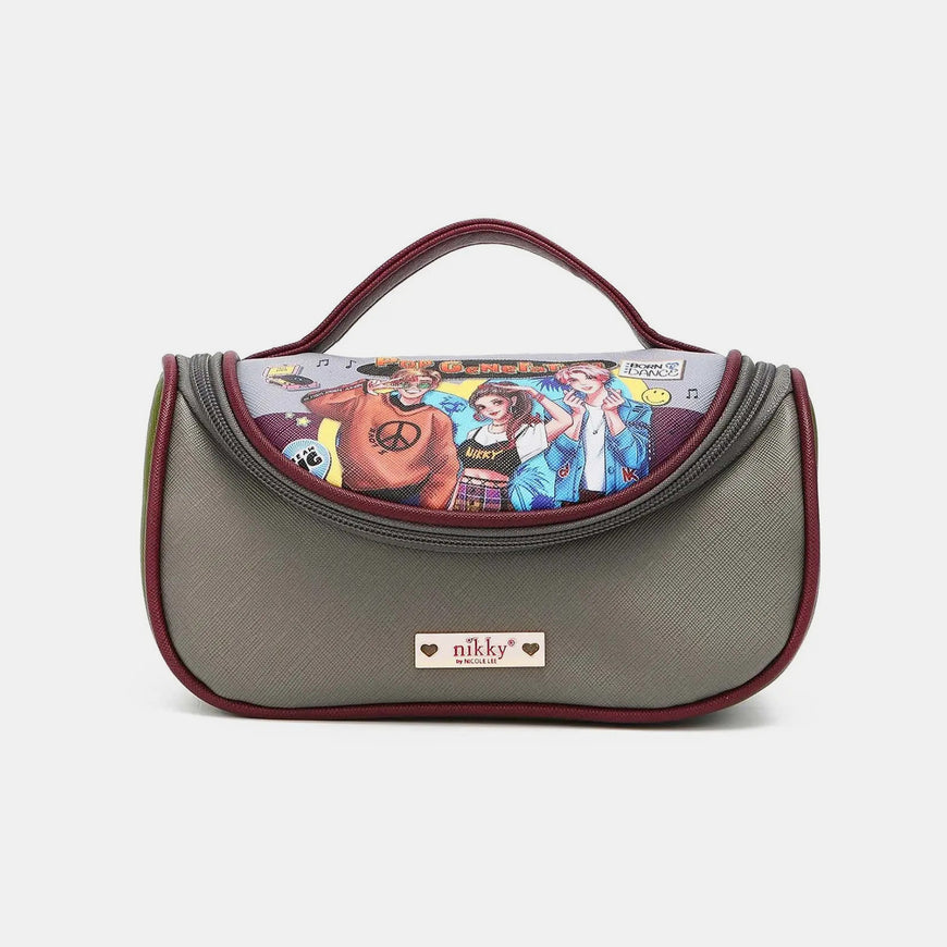 Nicole Lee USA Nikky Contrast Makeup Bag - TopFashionHQ