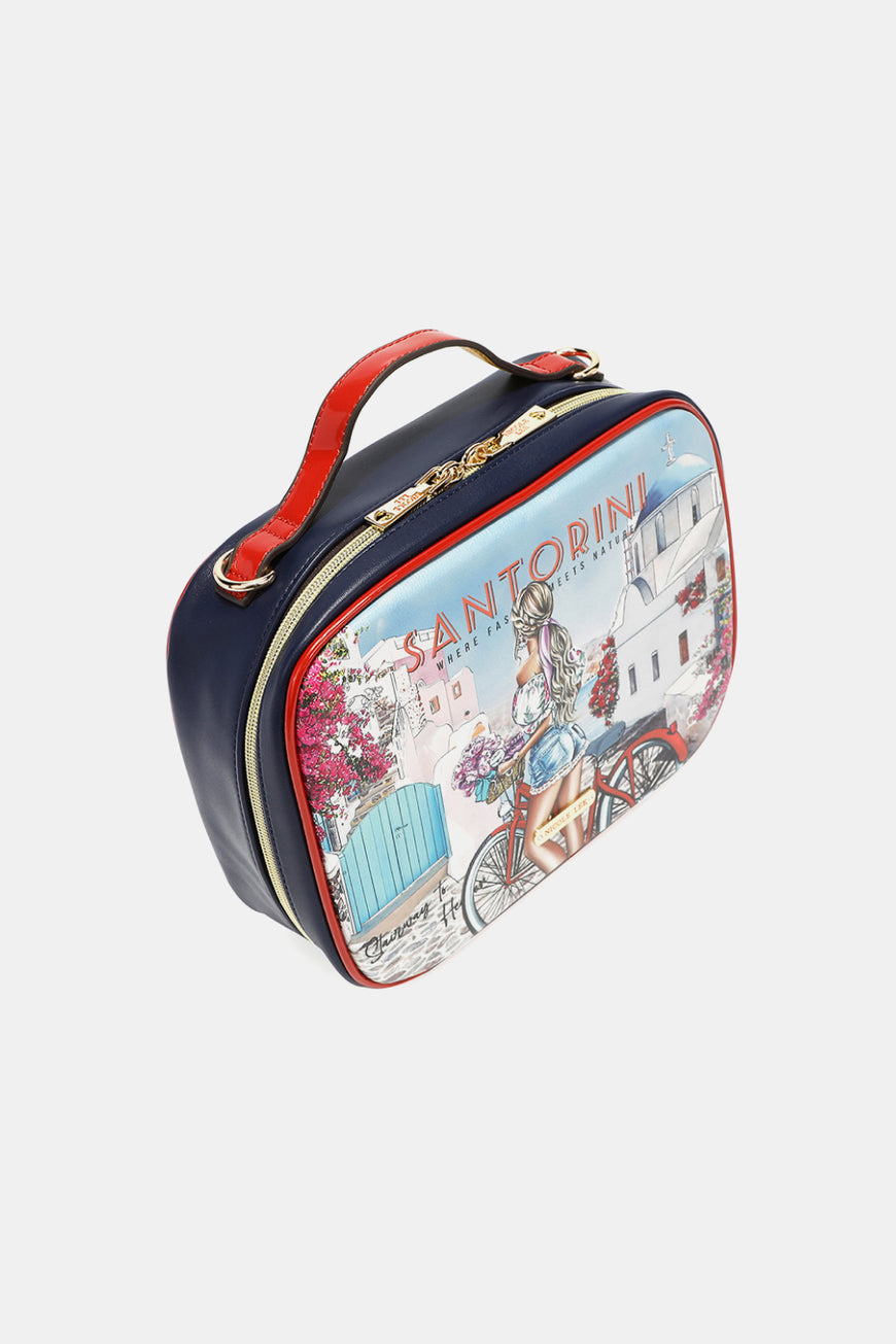 Nicole Lee USA Printed Handbag with Three Pouches - TopFashionHQ
