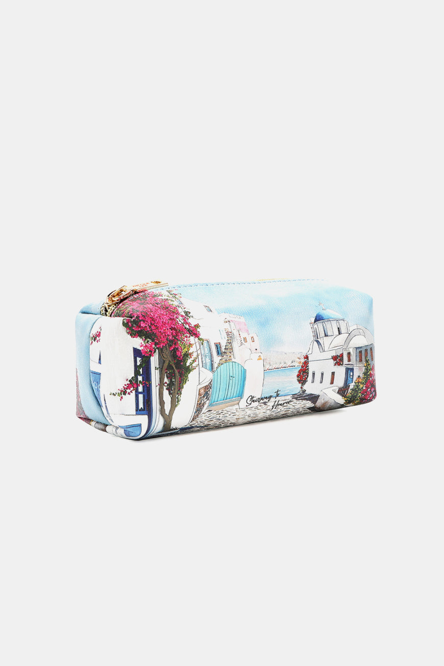 Nicole Lee USA Printed Handbag with Three Pouches - TopFashionHQ