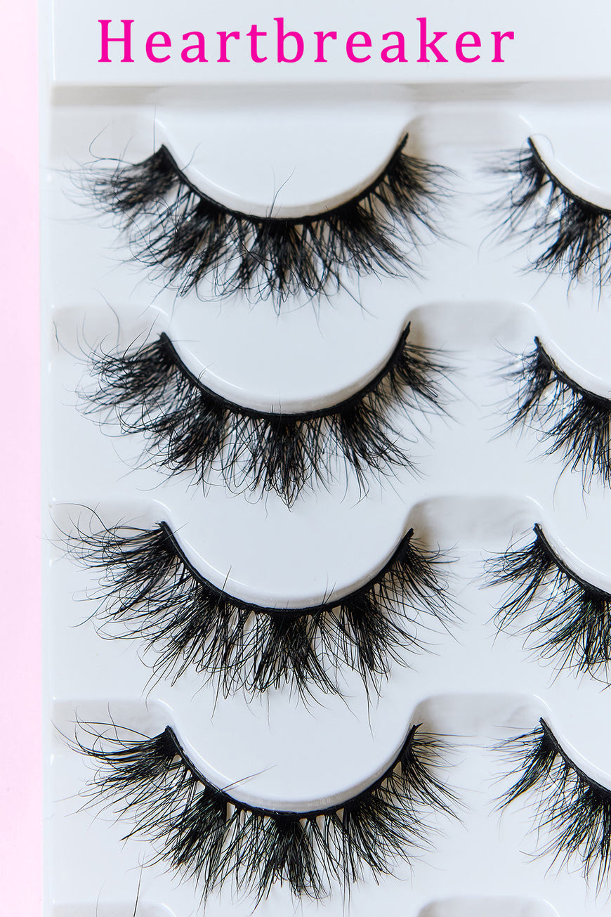 SO PINK BEAUTY Mink Eyelashes 5 Pairs - TopFashionHQ