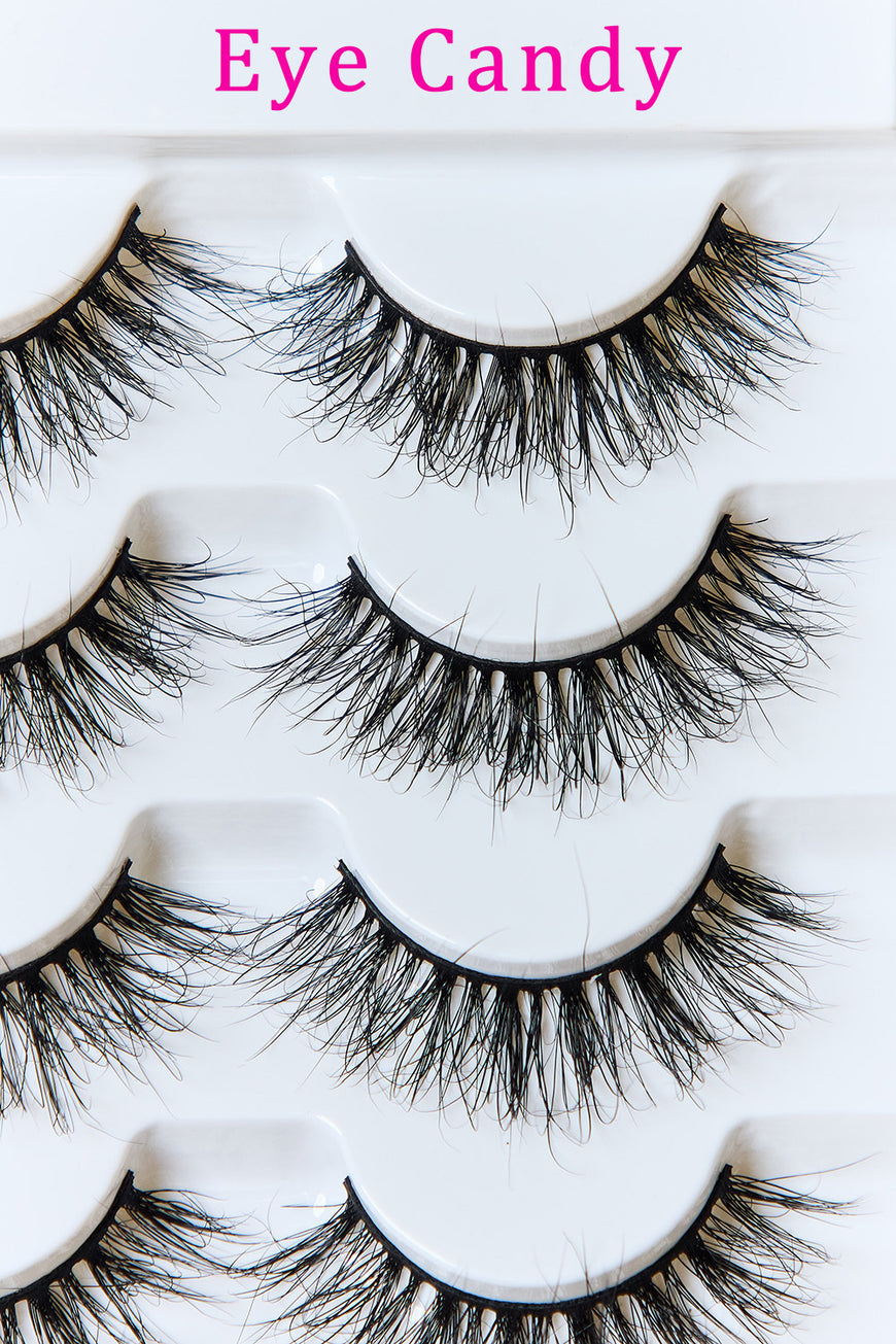 SO PINK BEAUTY Mink Eyelashes 5 Pairs - TopFashionHQ