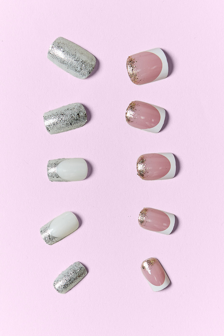 SO PINK BEAUTY Press On Nails 2 Packs - TopFashionHQ