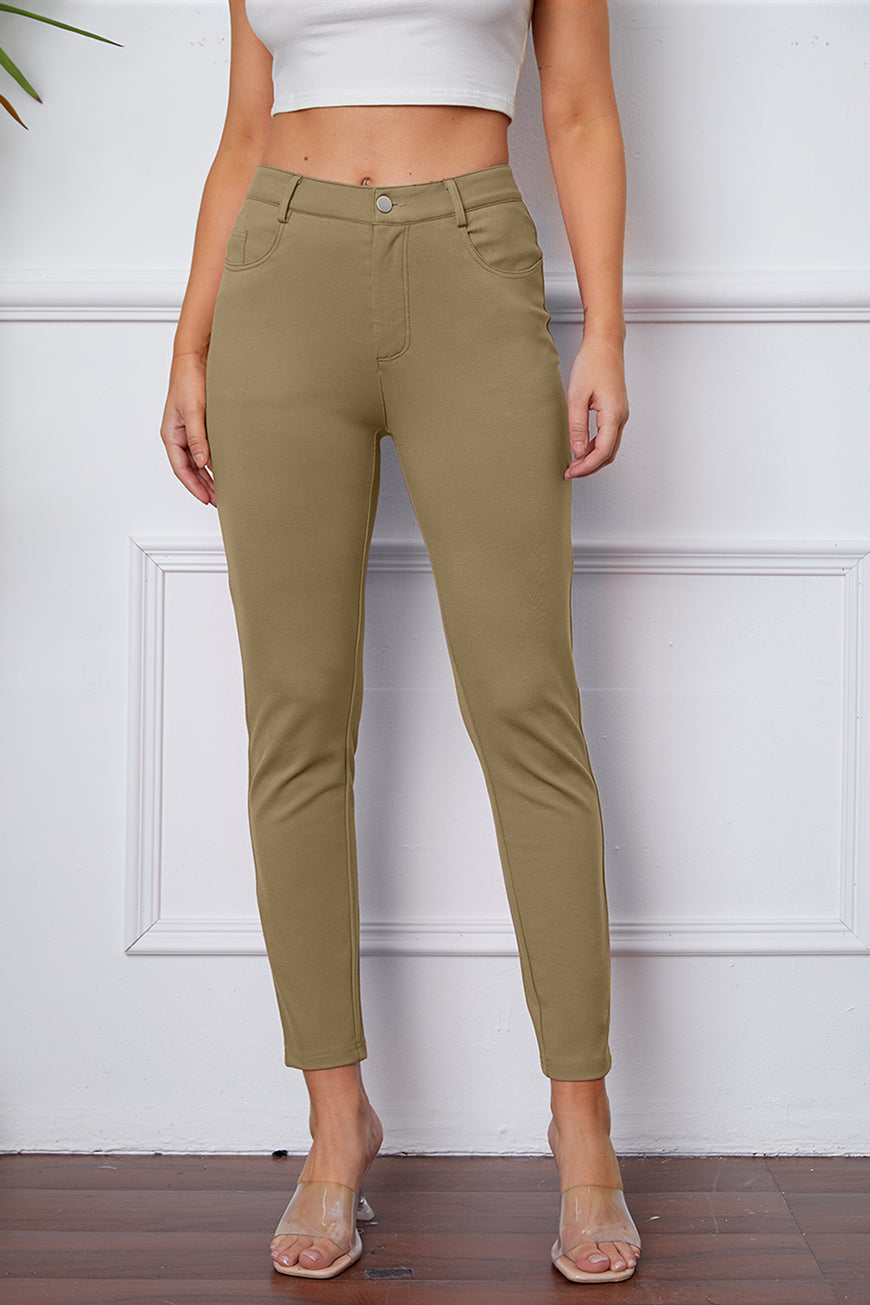 StretchyStitch Pants by Basic Bae - TopFashionHQ