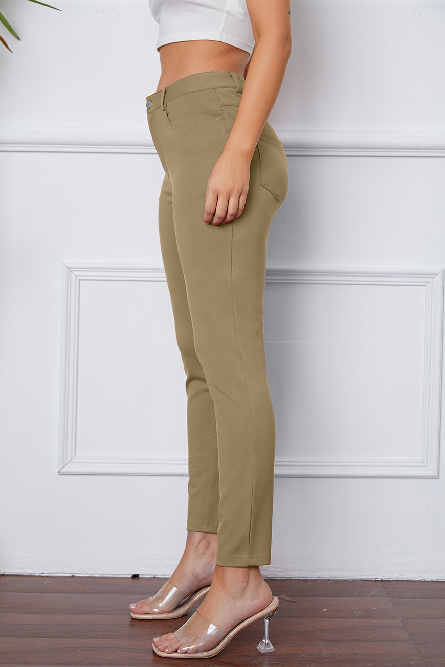 StretchyStitch Pants by Basic Bae - TopFashionHQ