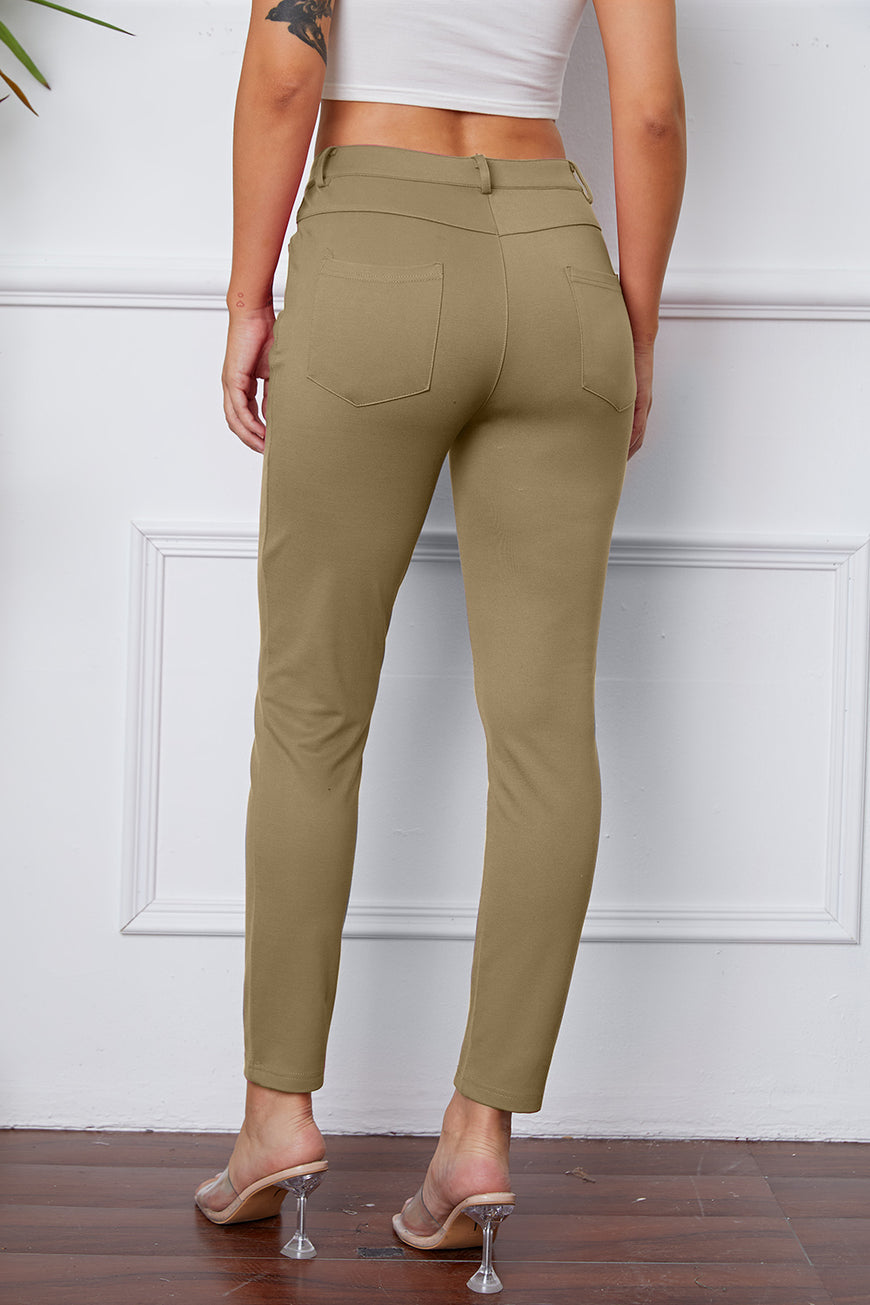 StretchyStitch Pants by Basic Bae - TopFashionHQ