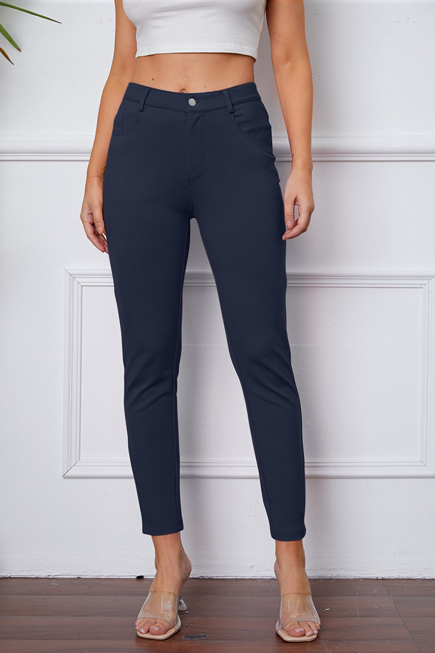 StretchyStitch Pants by Basic Bae - TopFashionHQ