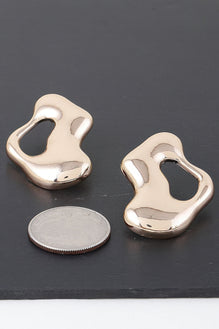 Abstract Modern Puddle Earrings