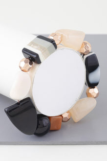 Multi Geometric Stone Bracelet