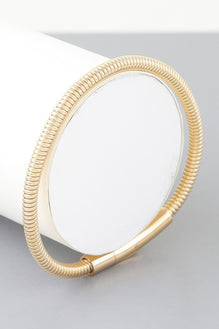 Wrapped Coil Cuff Bracelet